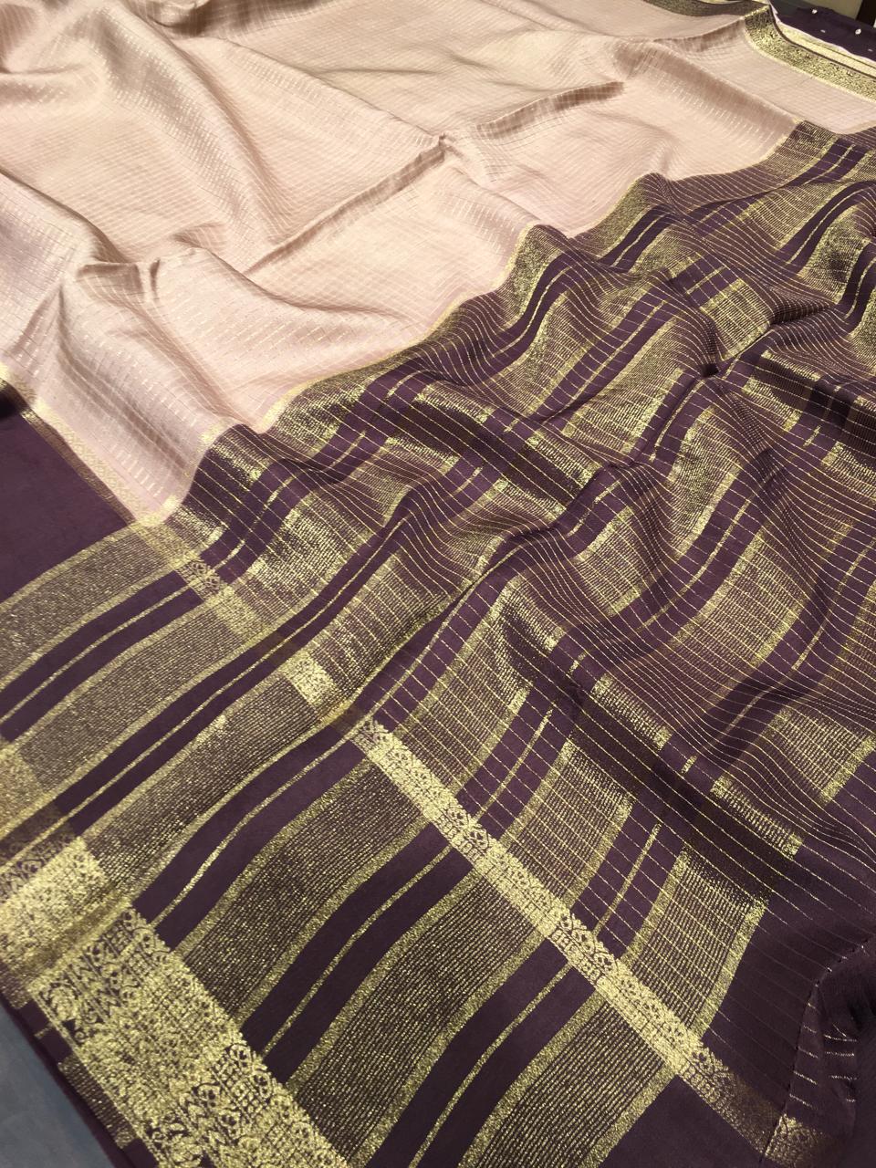 Moonga Crape Saree