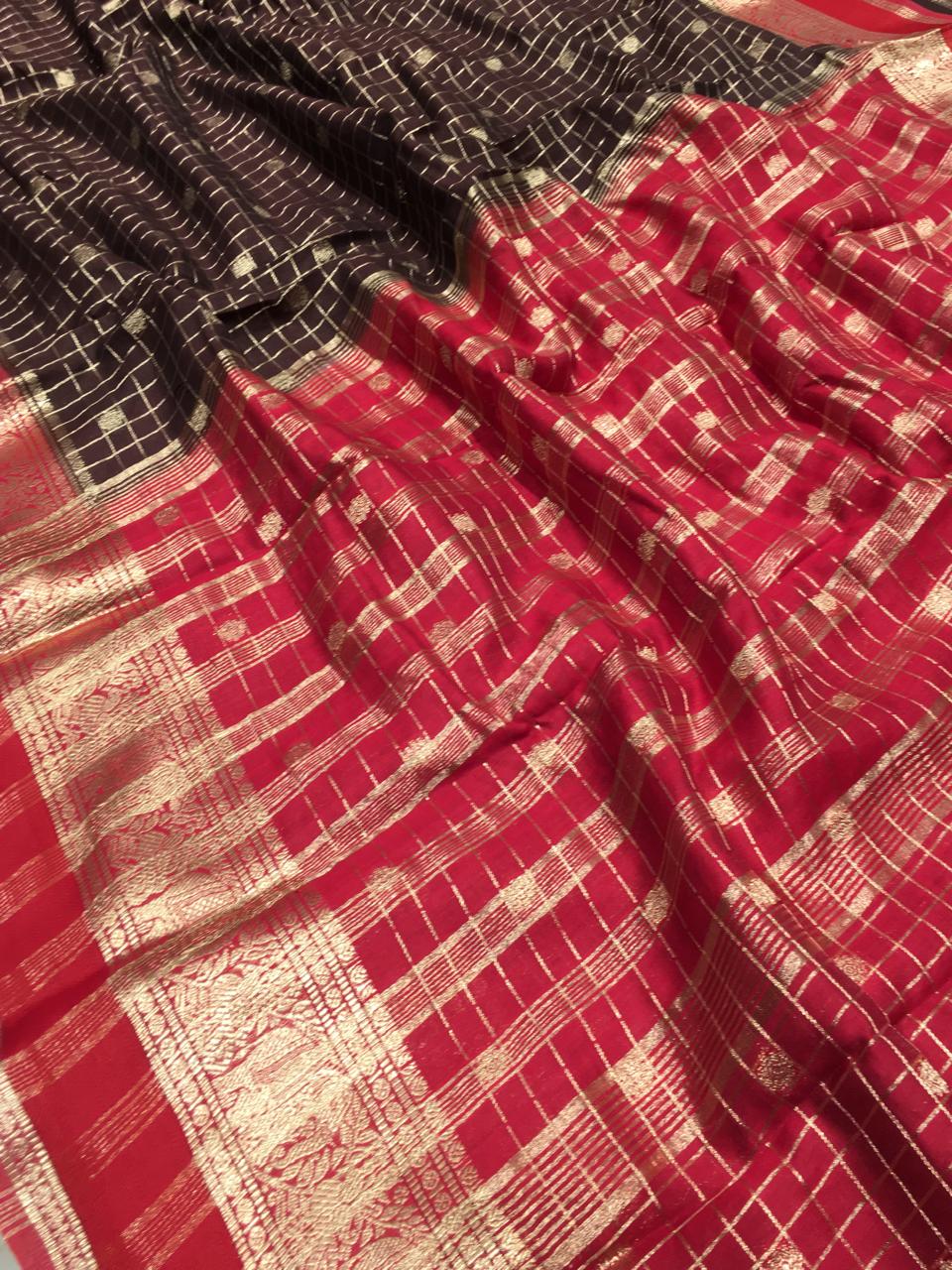 Semi Crape Saree