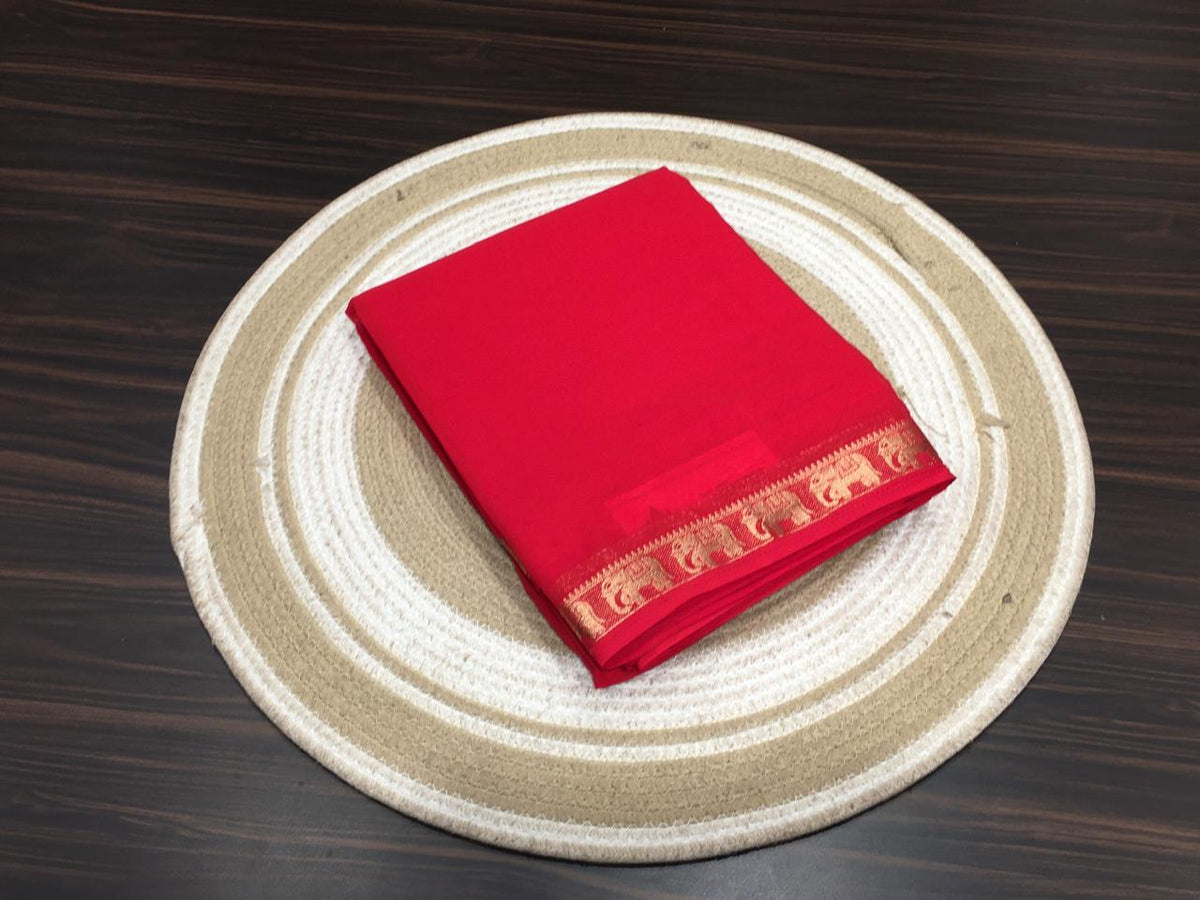Semi Mysore Crape Silk