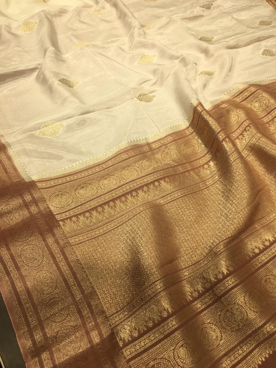 Moonga Crape Saree