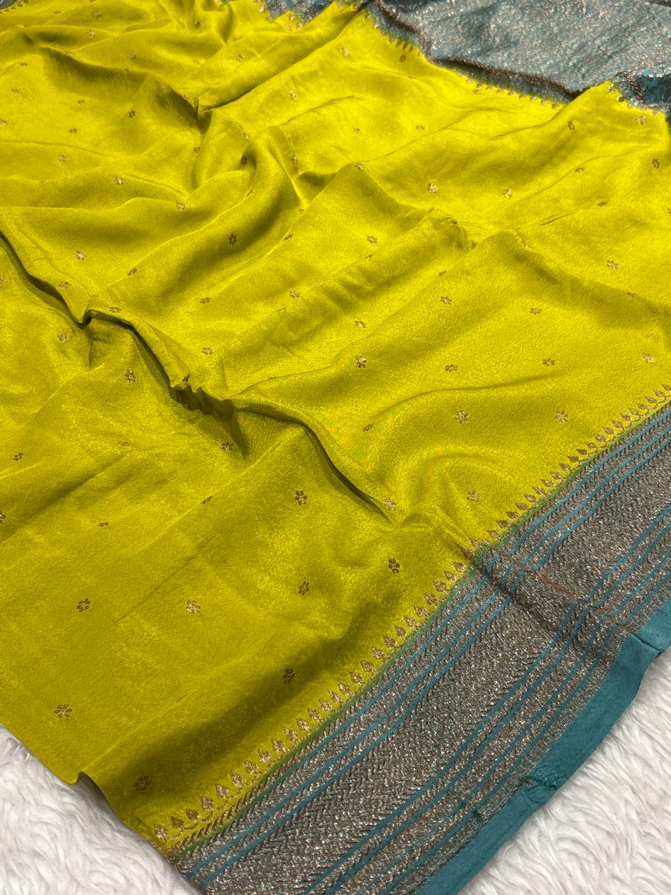 Semi Kaddi Banarasi Saree