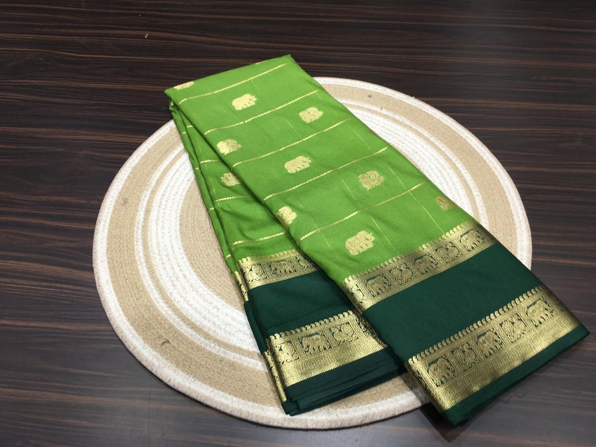 Semi Mysore Crape Silk