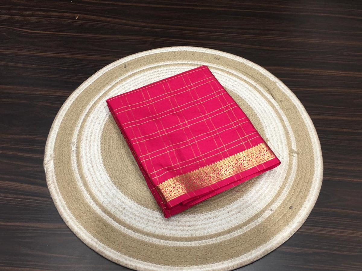 Semi Mysore Crape Silk