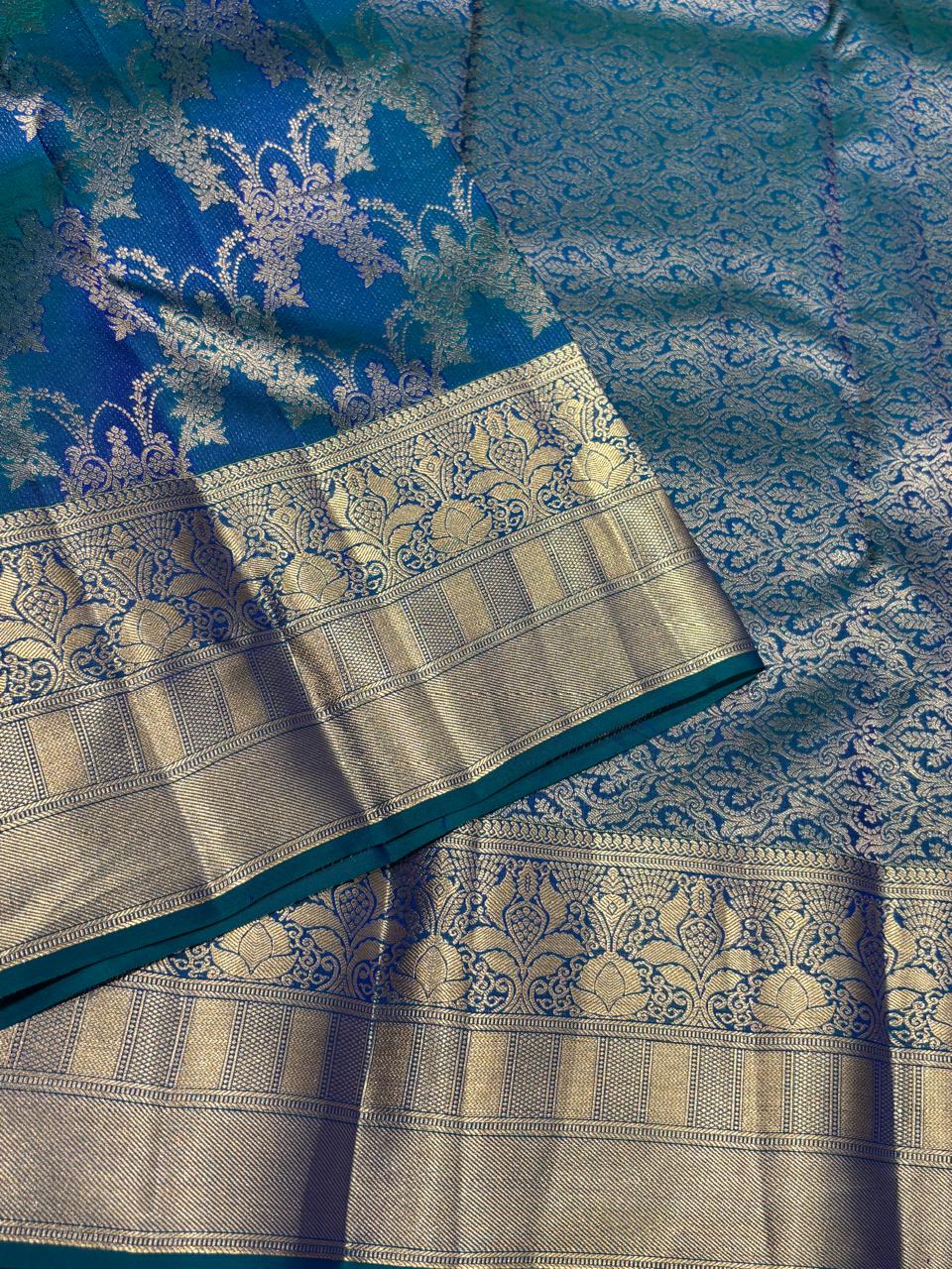 Pure Kanchipuram Broced Silk