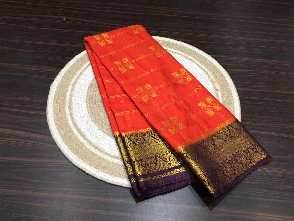Semi Mysore Crape Silk