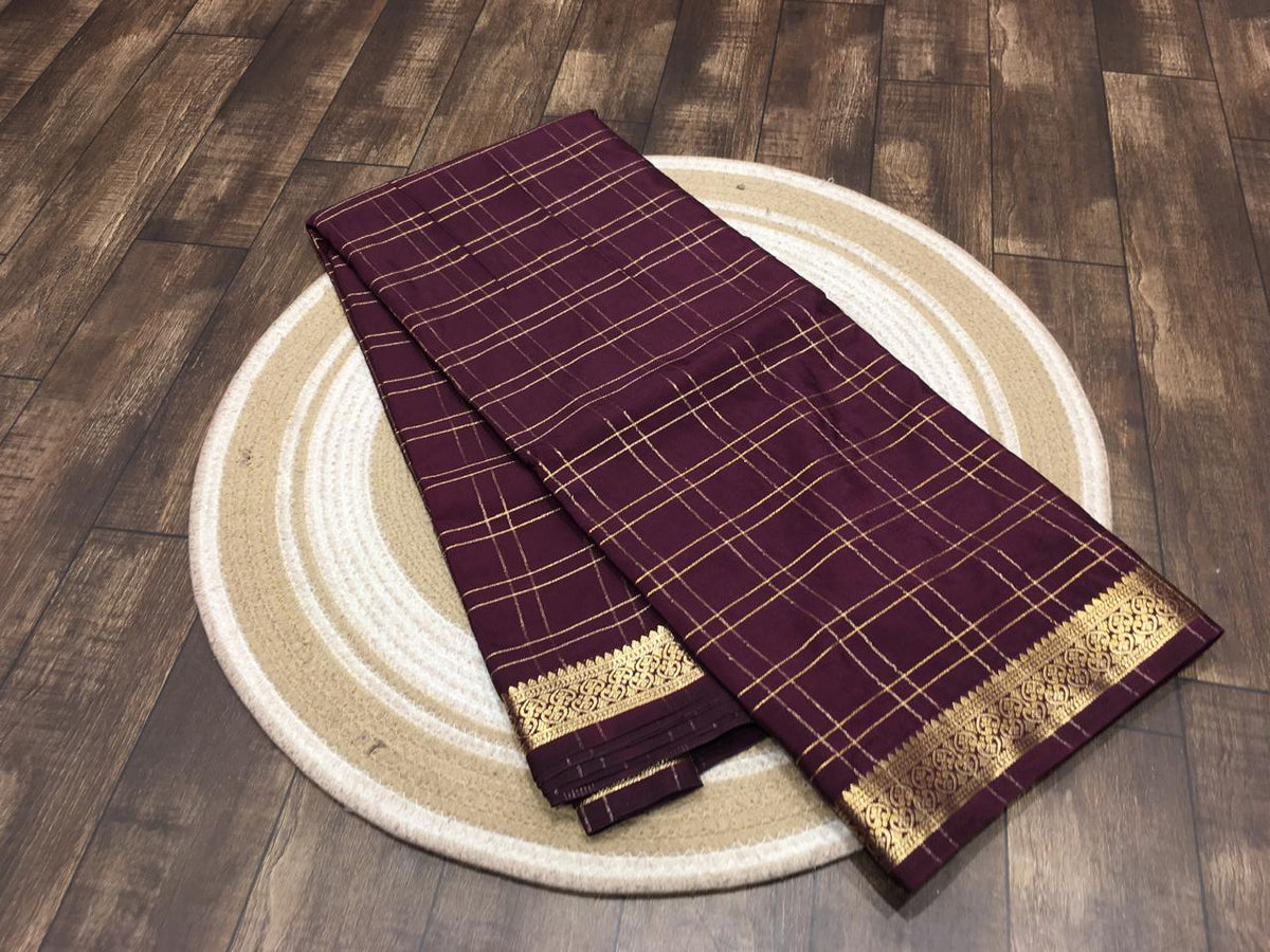 Semi Mysore Crape Silk