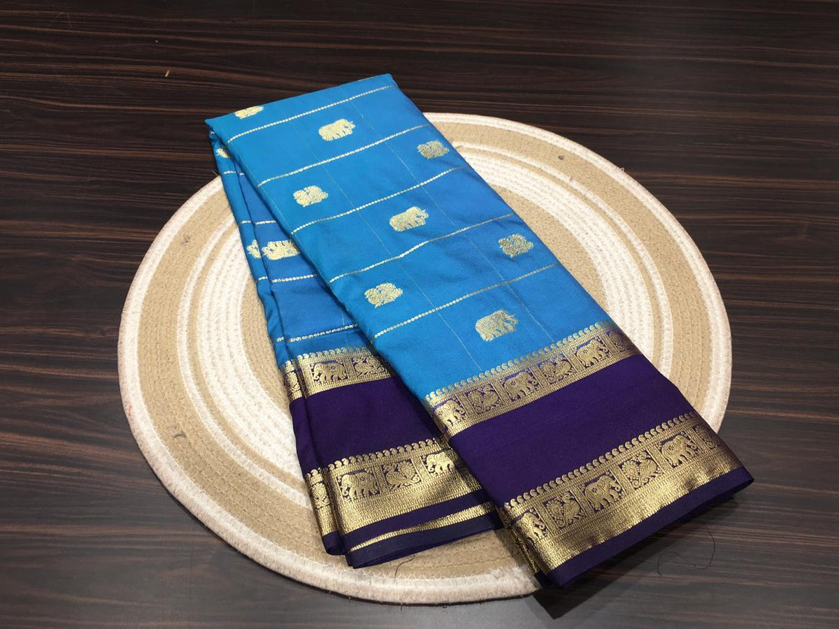 Semi Mysore Crape Silk