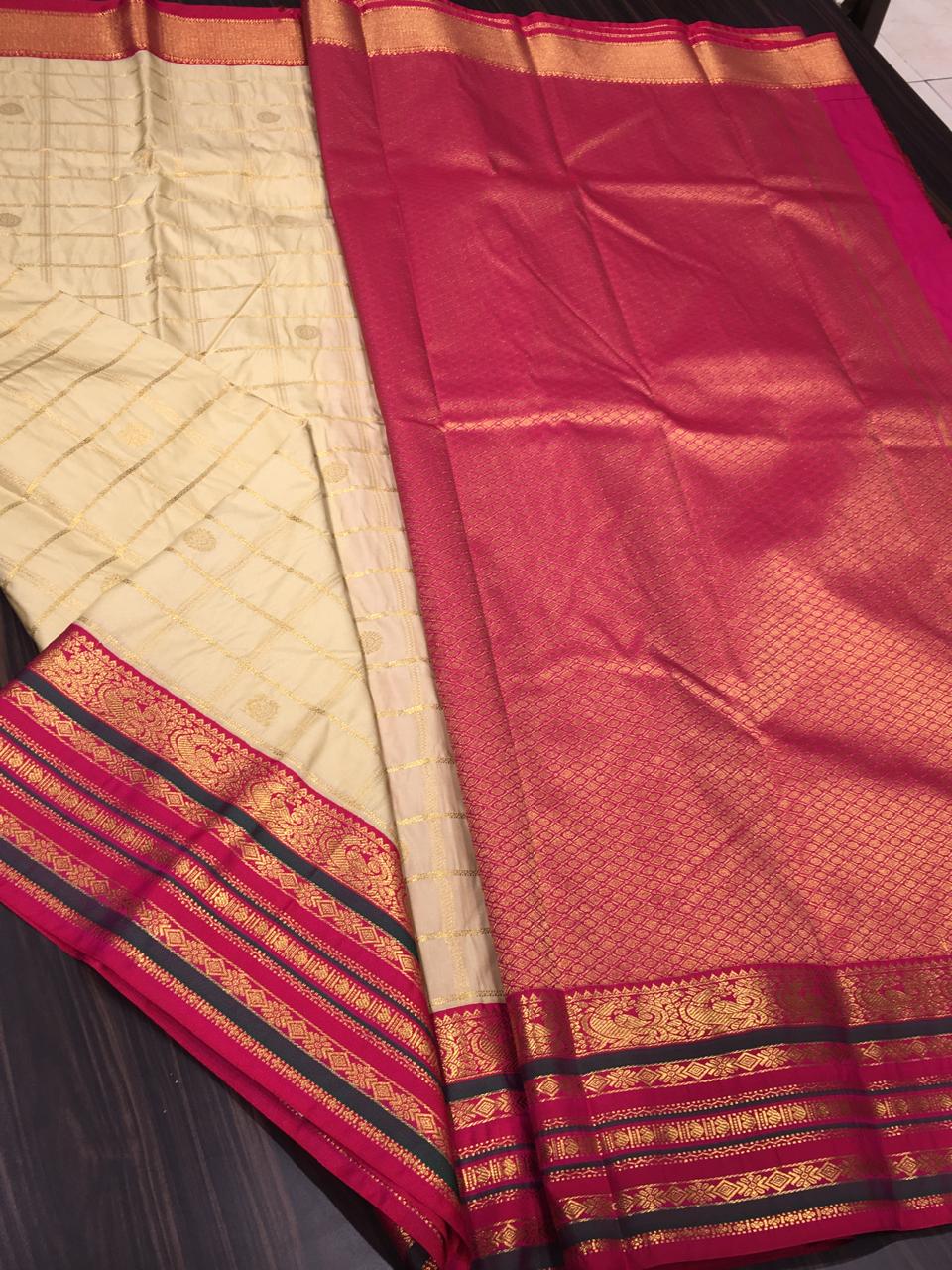 Semi Kanchipuram Silk