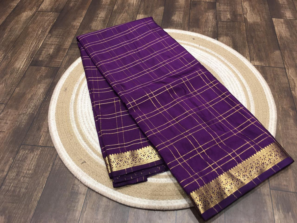 Semi Mysore Crape Silk