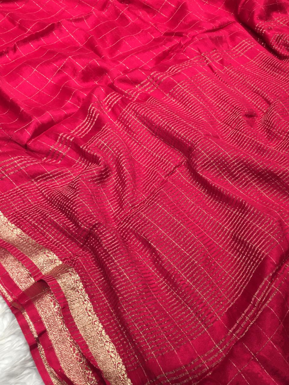 Wrinkle Chiffon Saree