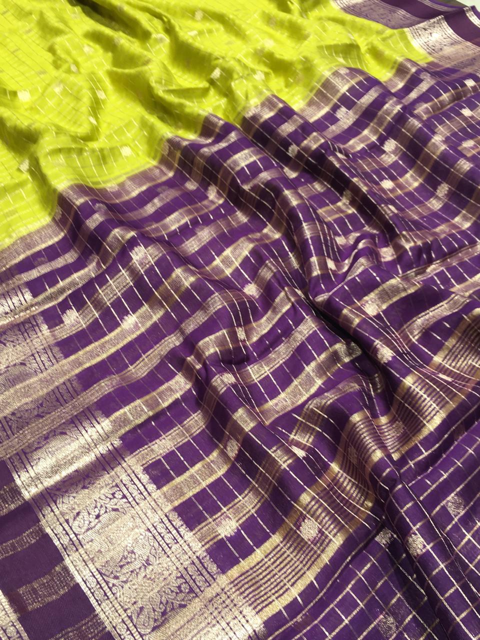 Semi Crape Saree