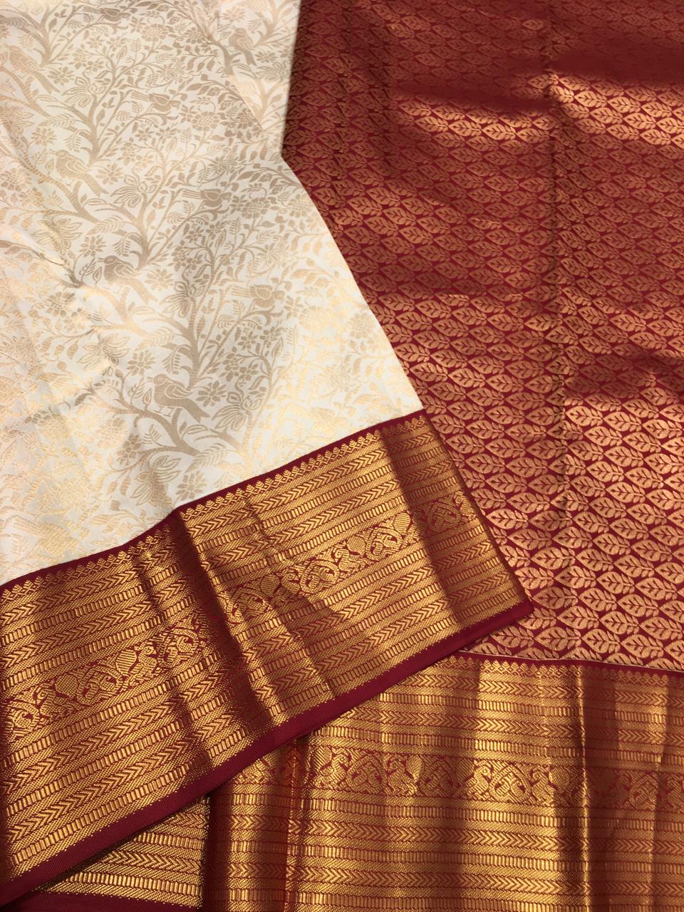 Pure Kanchipuram Broced Silk