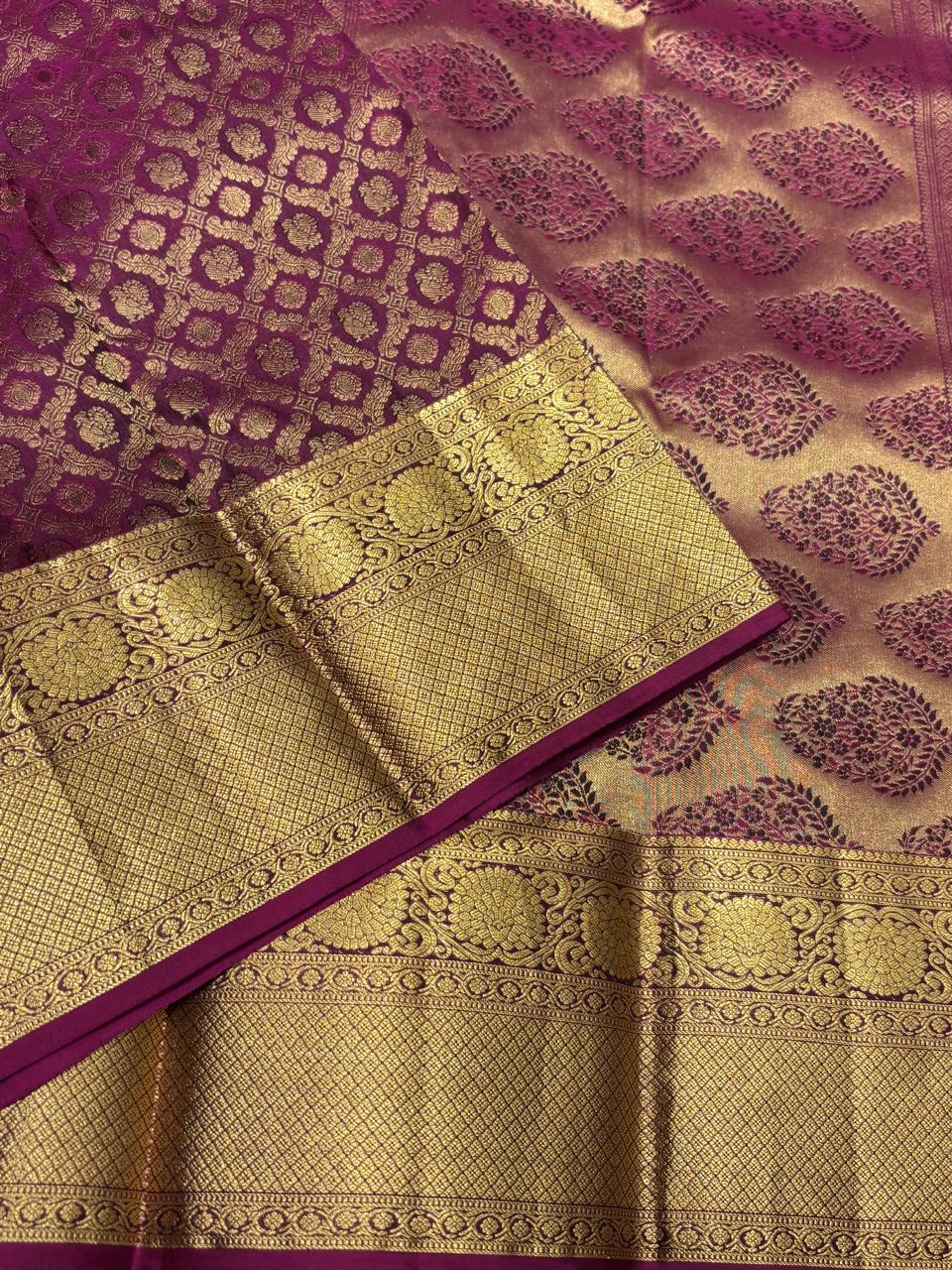 Pure Kanchipuram Broced Silk