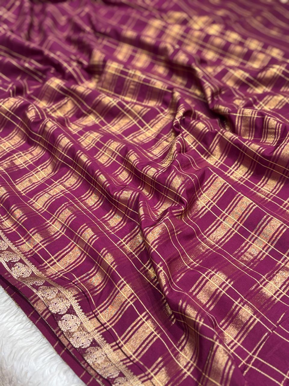 Premium Semi Mysore Silk Saree
