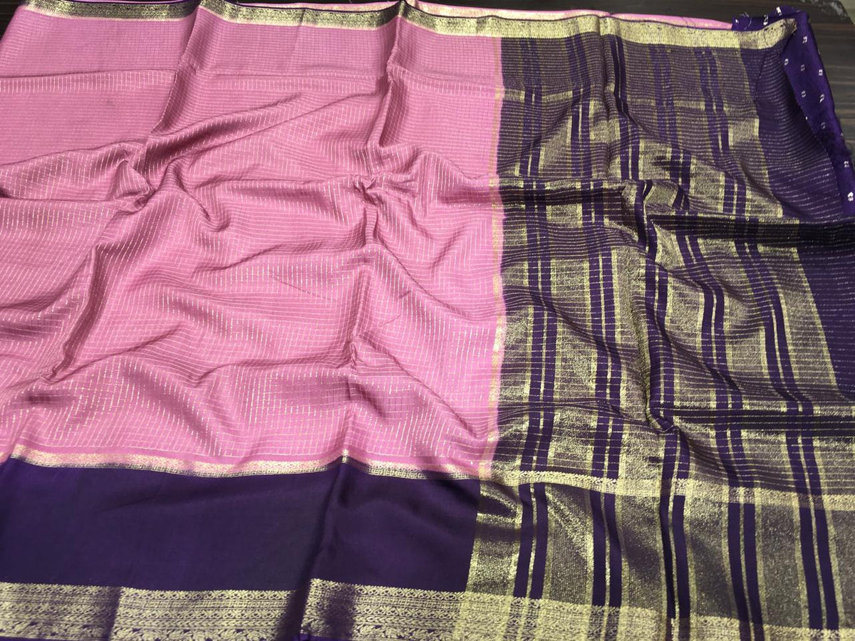 Moonga Crape Saree