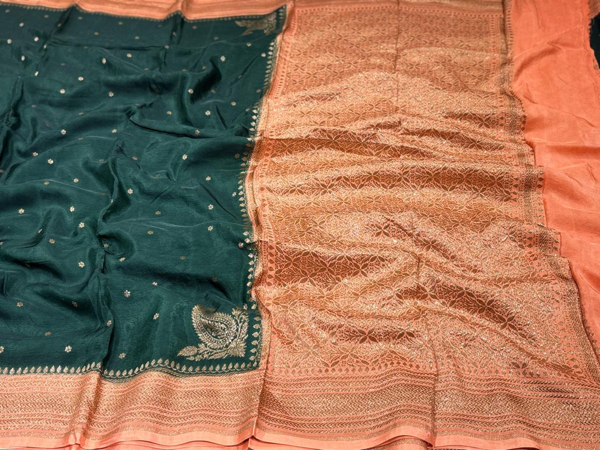 Semi Kaddi Banarasi Saree