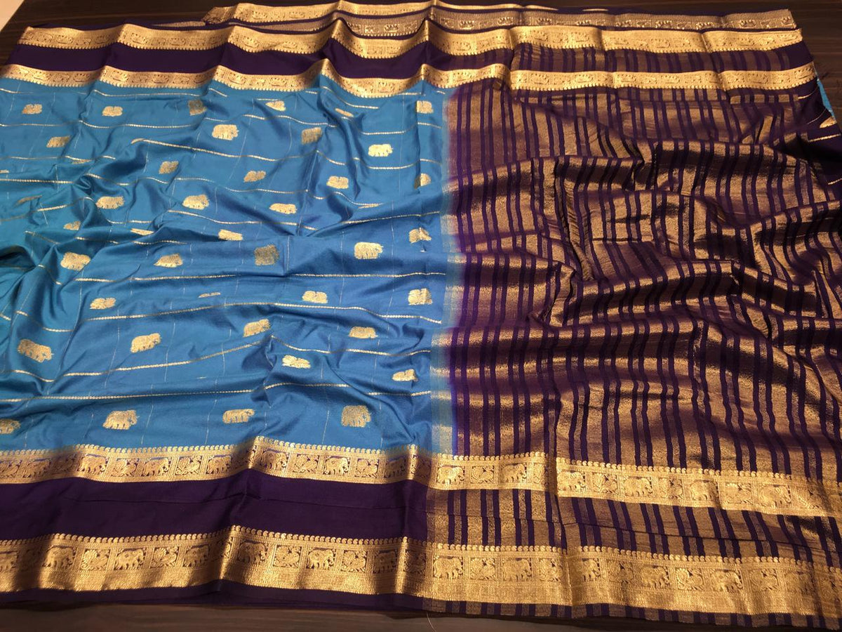 Semi Mysore Crape Silk