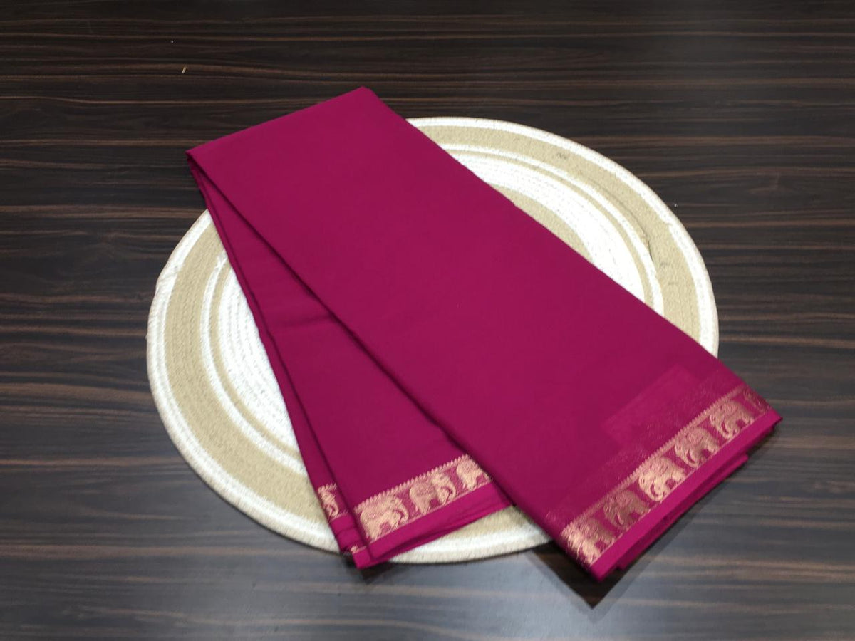 Semi Mysore Crape Silk