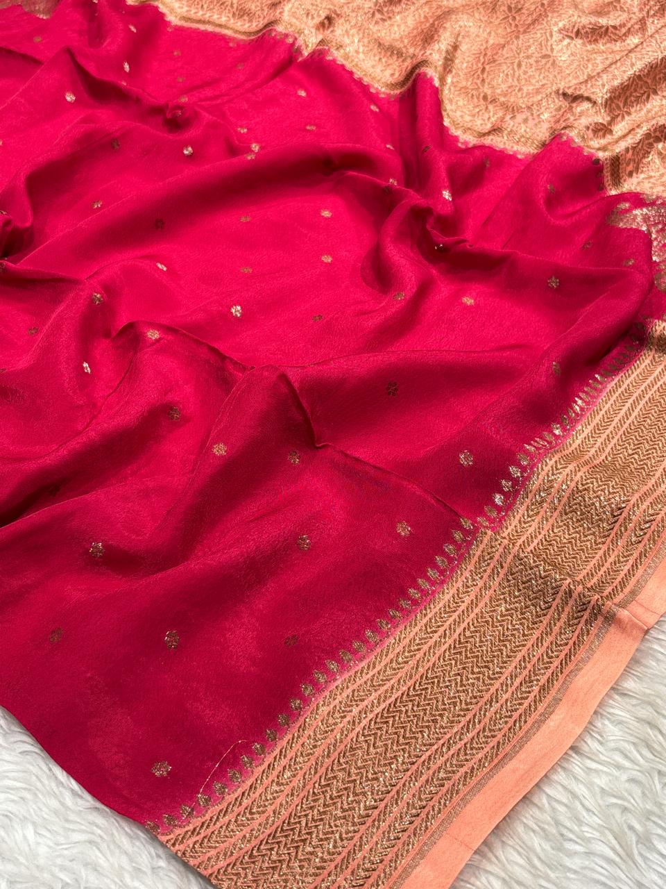 Semi Kaddi Banarasi Saree