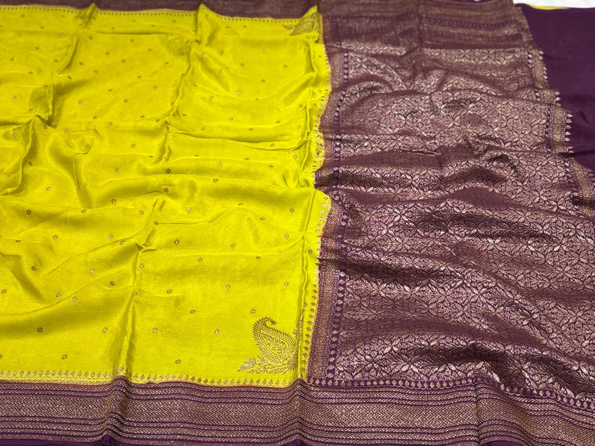 Semi Kaddi Banarasi Saree