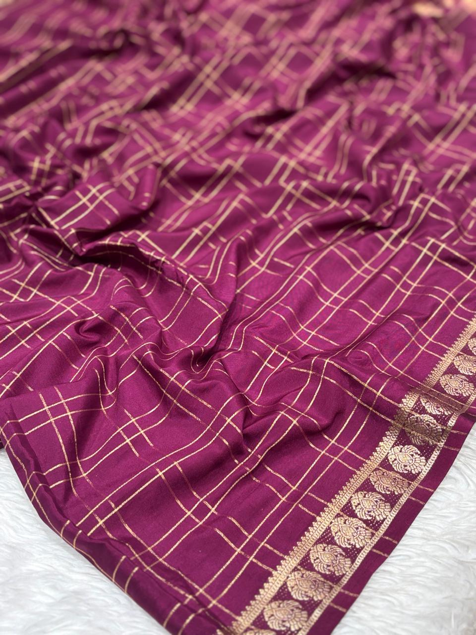 Premium Semi Mysore Silk Saree
