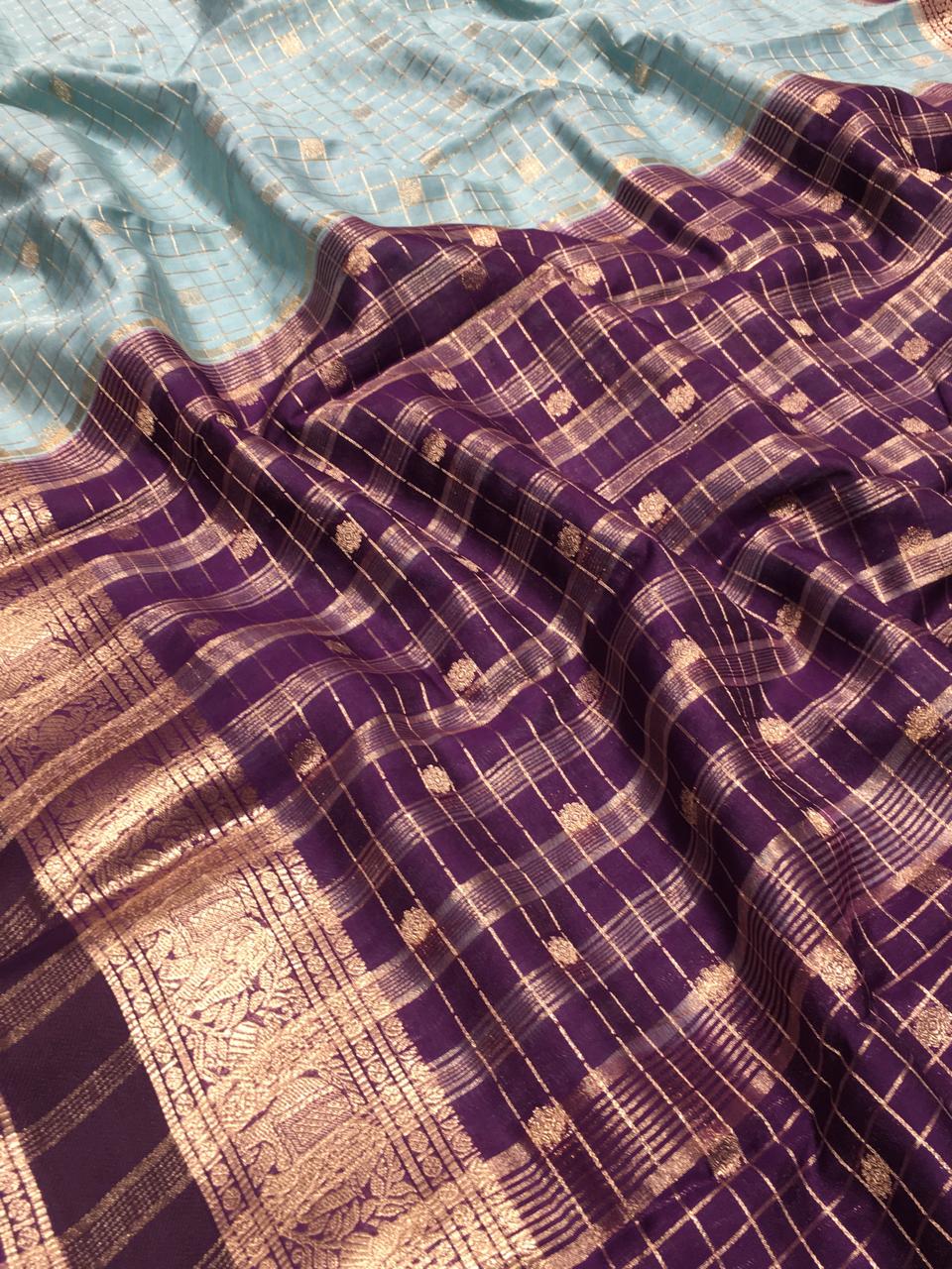 Semi Crape Saree