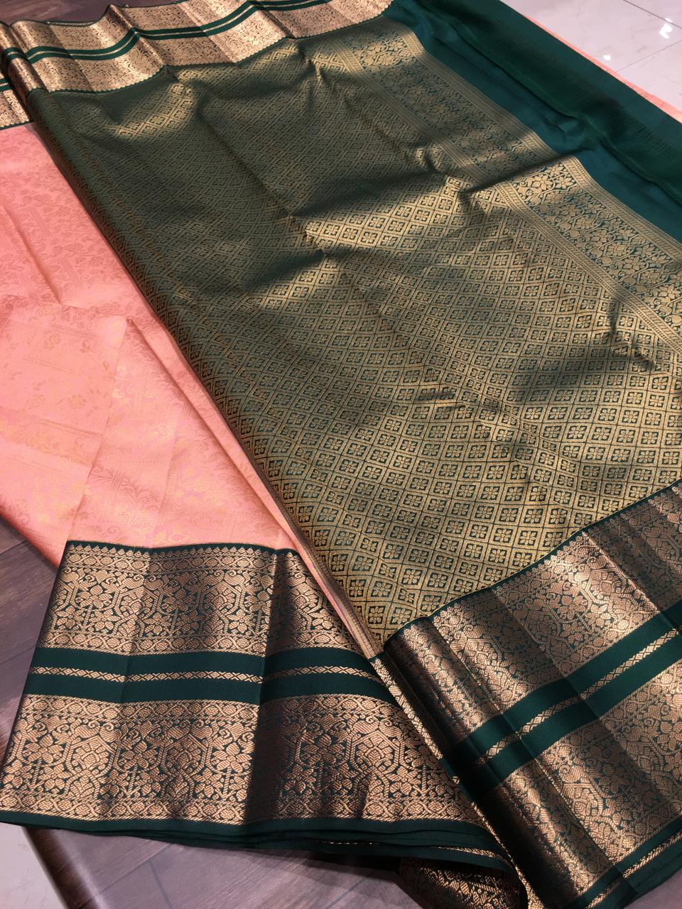 Pure Kanchipuram Broced Silk