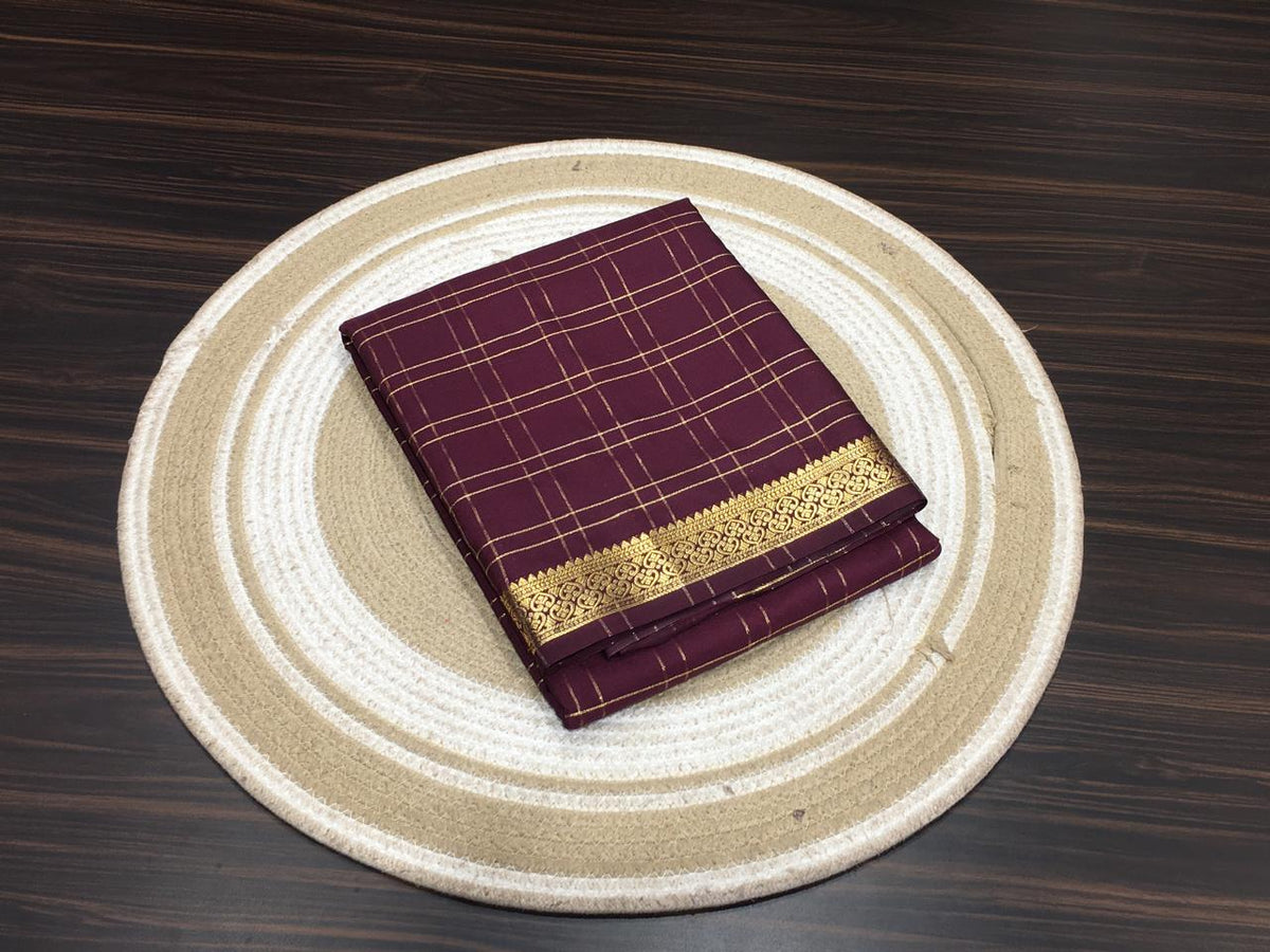 Semi Mysore Crape Silk