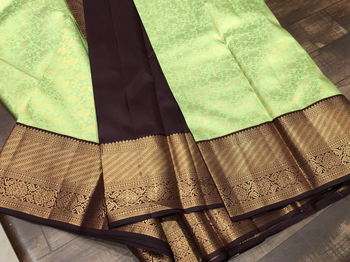 Pure Kanchipuram Broced Silk