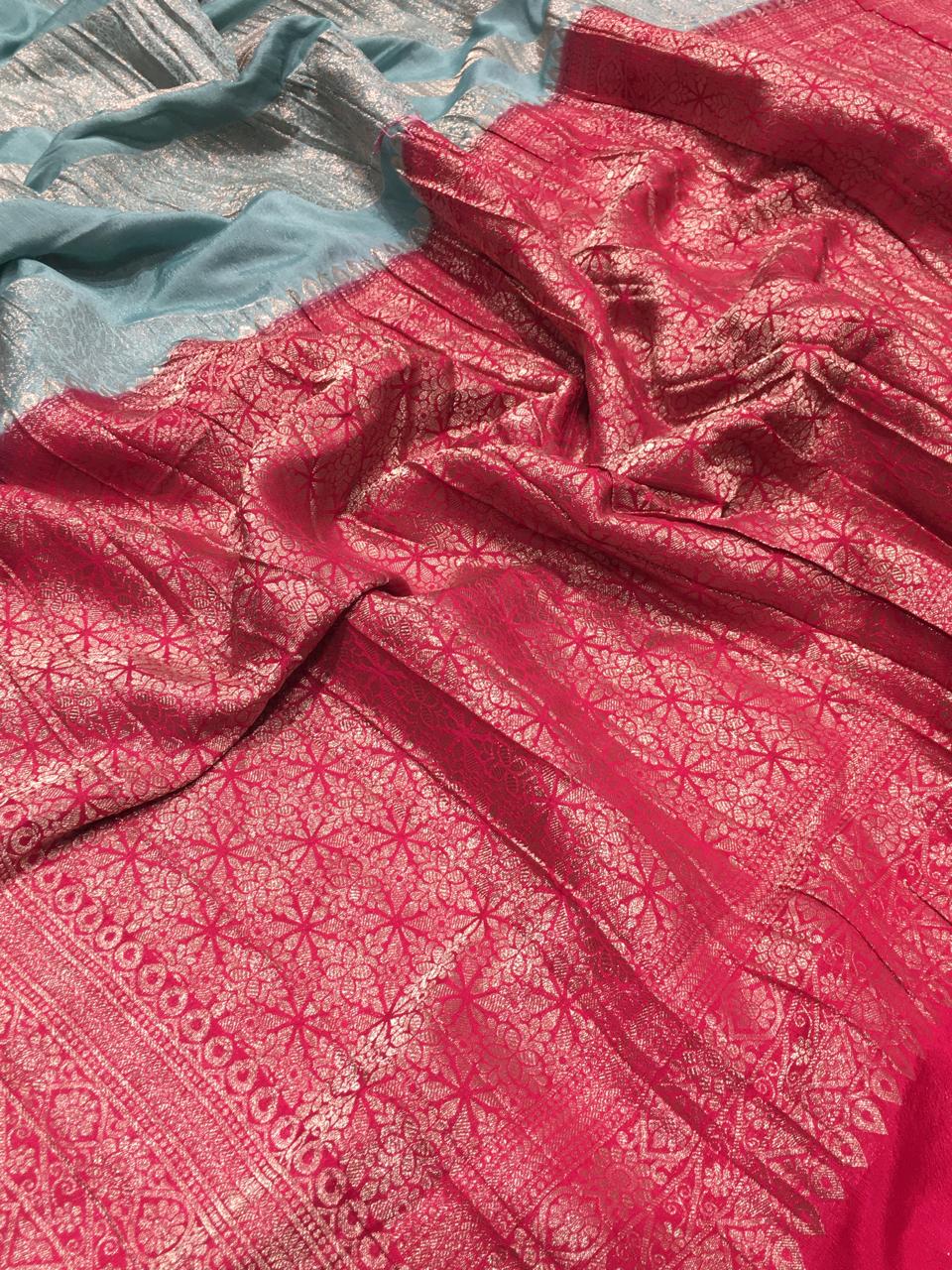 Chiffon Georgette Saree