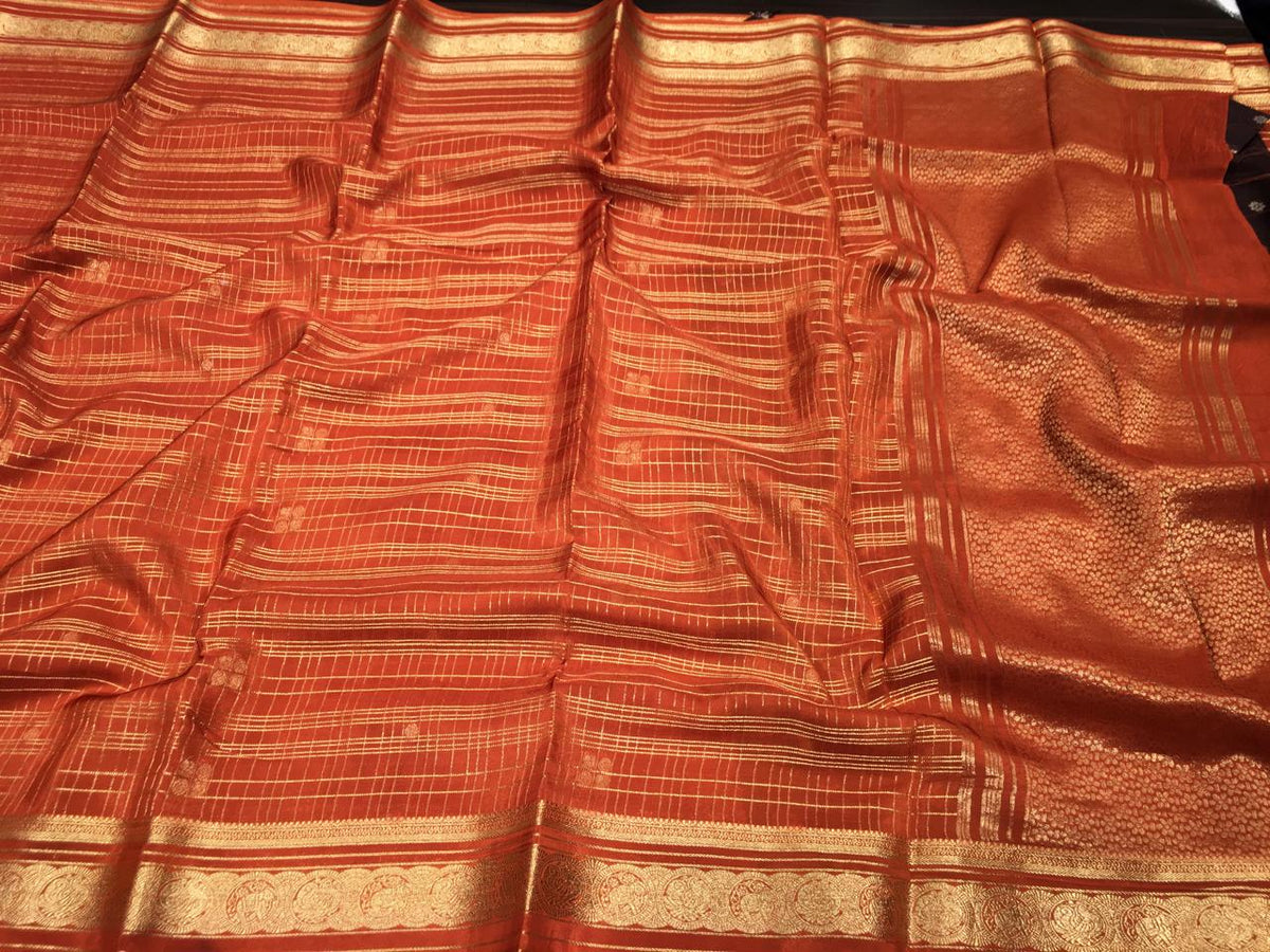 Semi Mysore Crape Silk