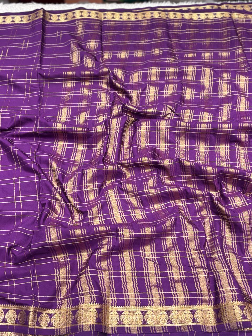 Premium Semi Mysore Silk Saree