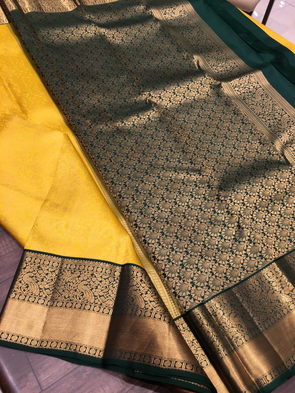 Pure Kanchipuram Broced Silk