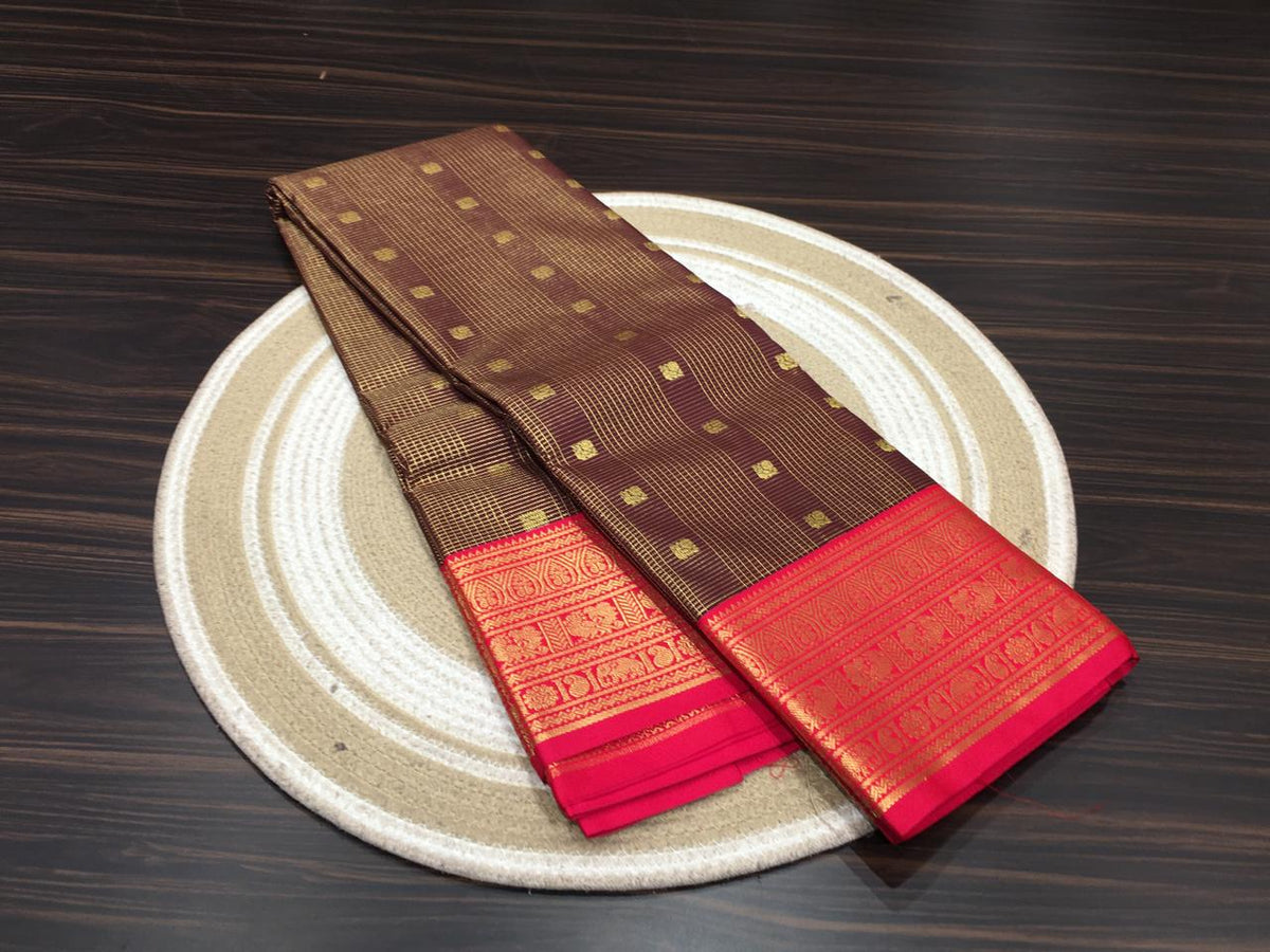 Semi Kanchipuram Silk