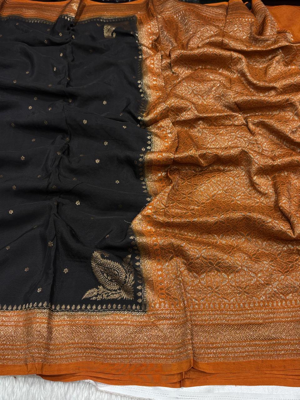 Semi Kaddi Banarasi Saree