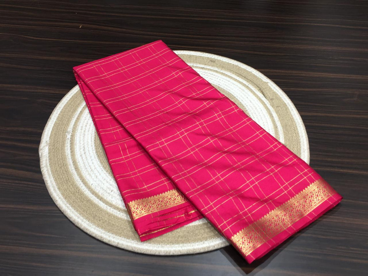 Semi Mysore Crape Silk