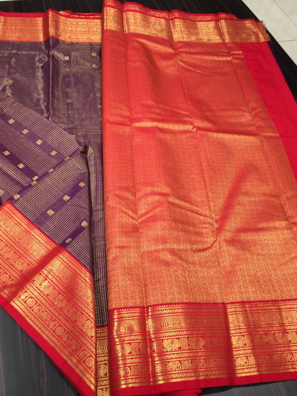 Semi Kanchipuram Silk