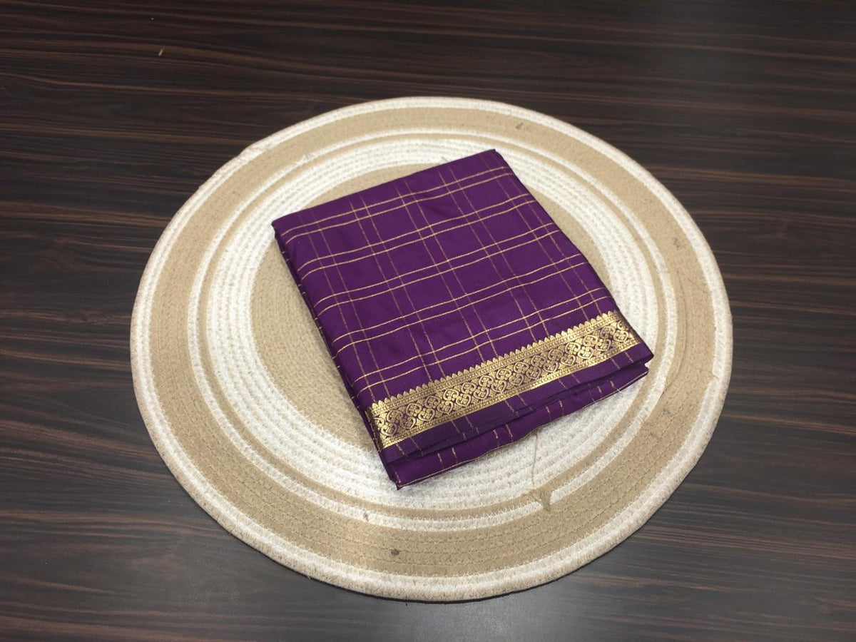 Semi Mysore Crape Silk