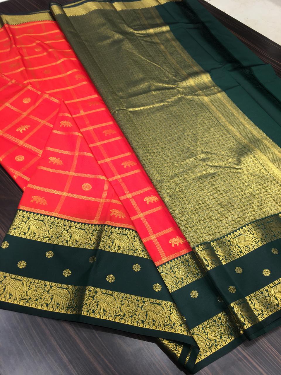 Semi Kanchipuram Silk