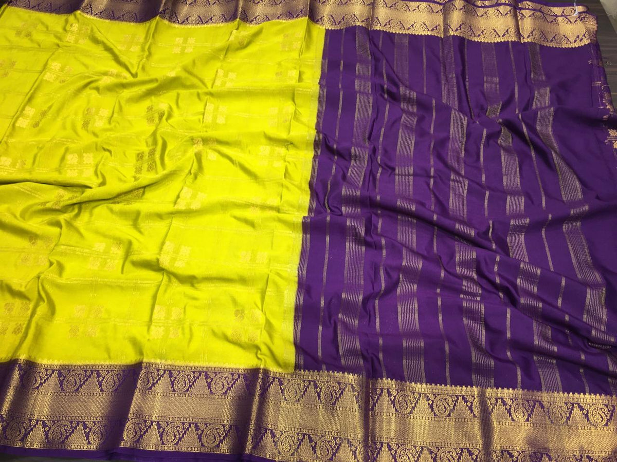Semi Mysore Crape Silk