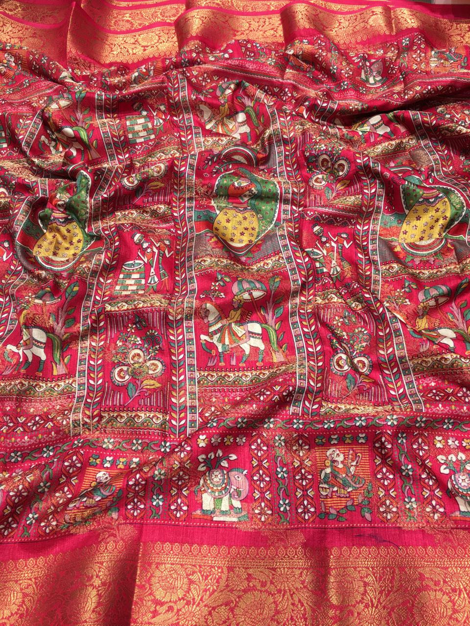 Kalamkari Saree