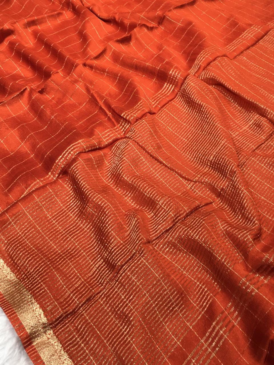 Wrinkle Chiffon Saree