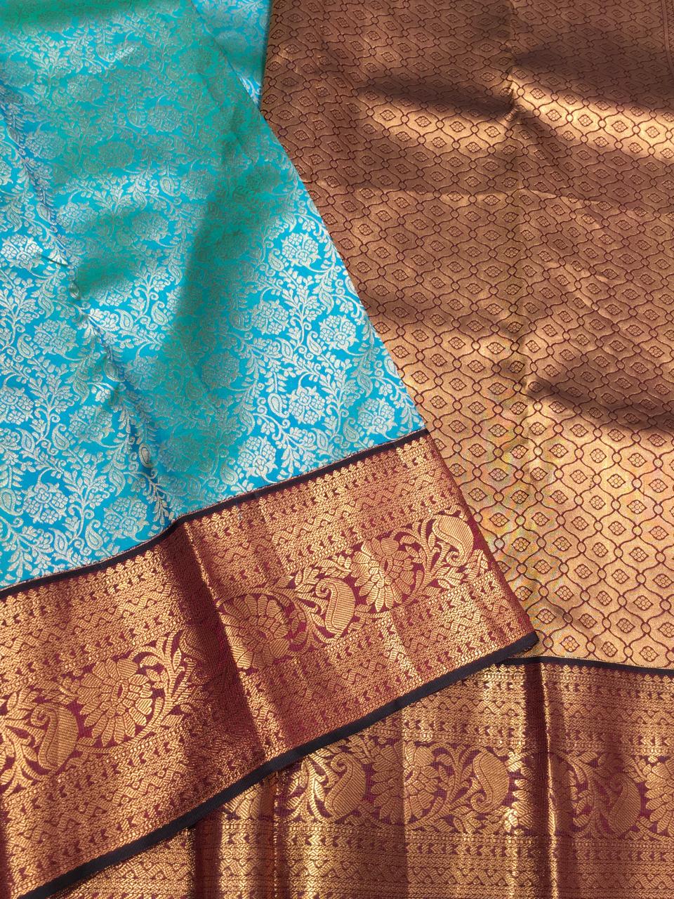 Pure Kanchipuram Broced Silk