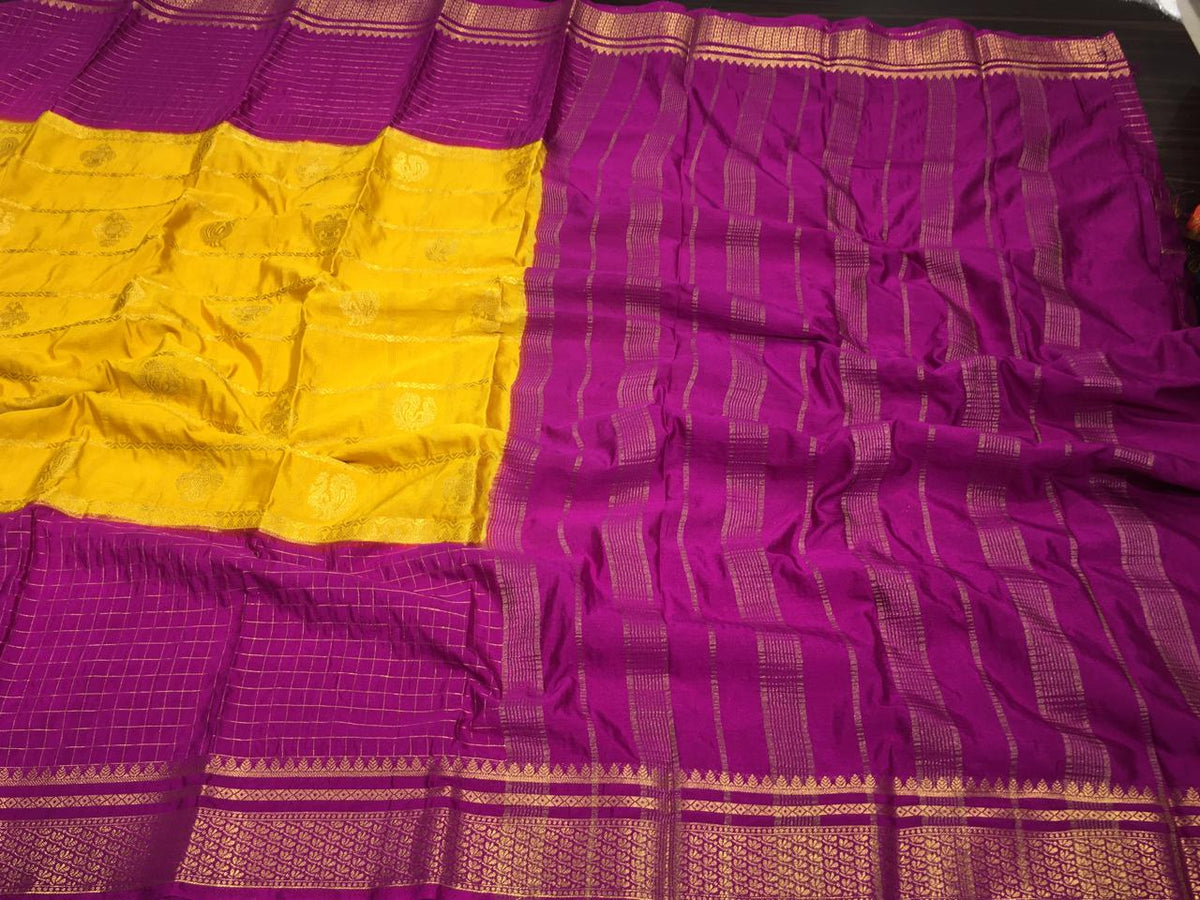 Semi Mysore Crape Silk