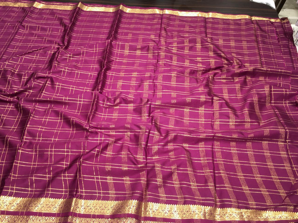 Semi Mysore Crape Silk