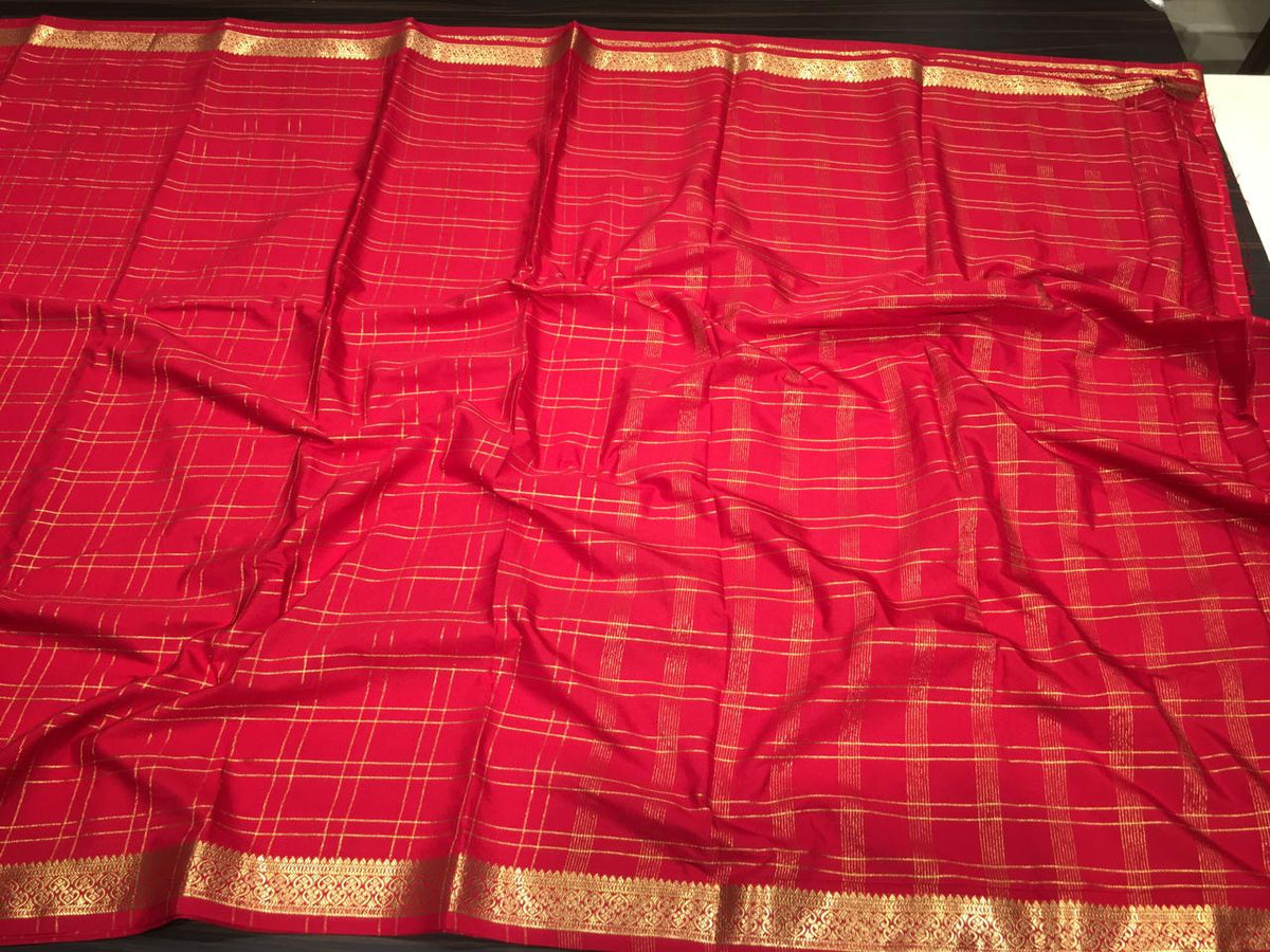 Semi Mysore Crape Silk