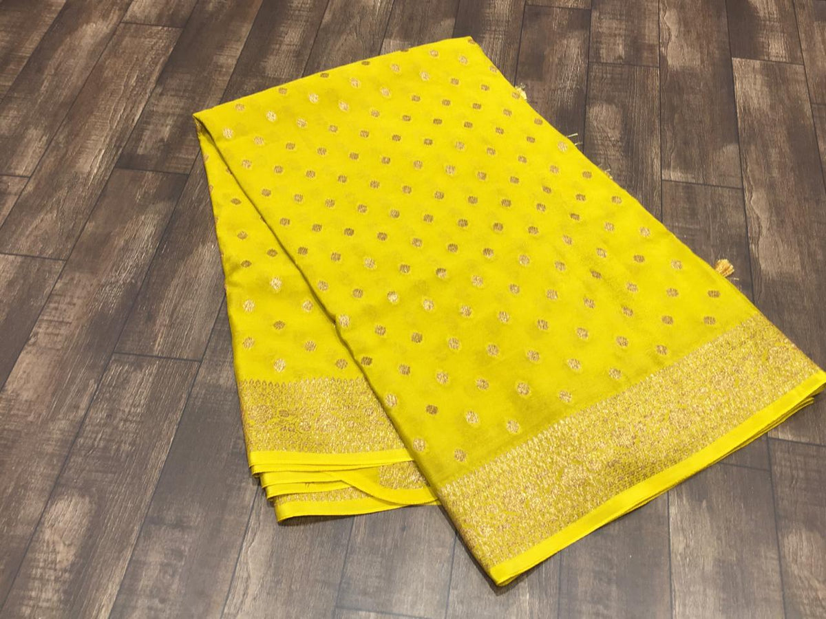 Crape Banarasi Saree