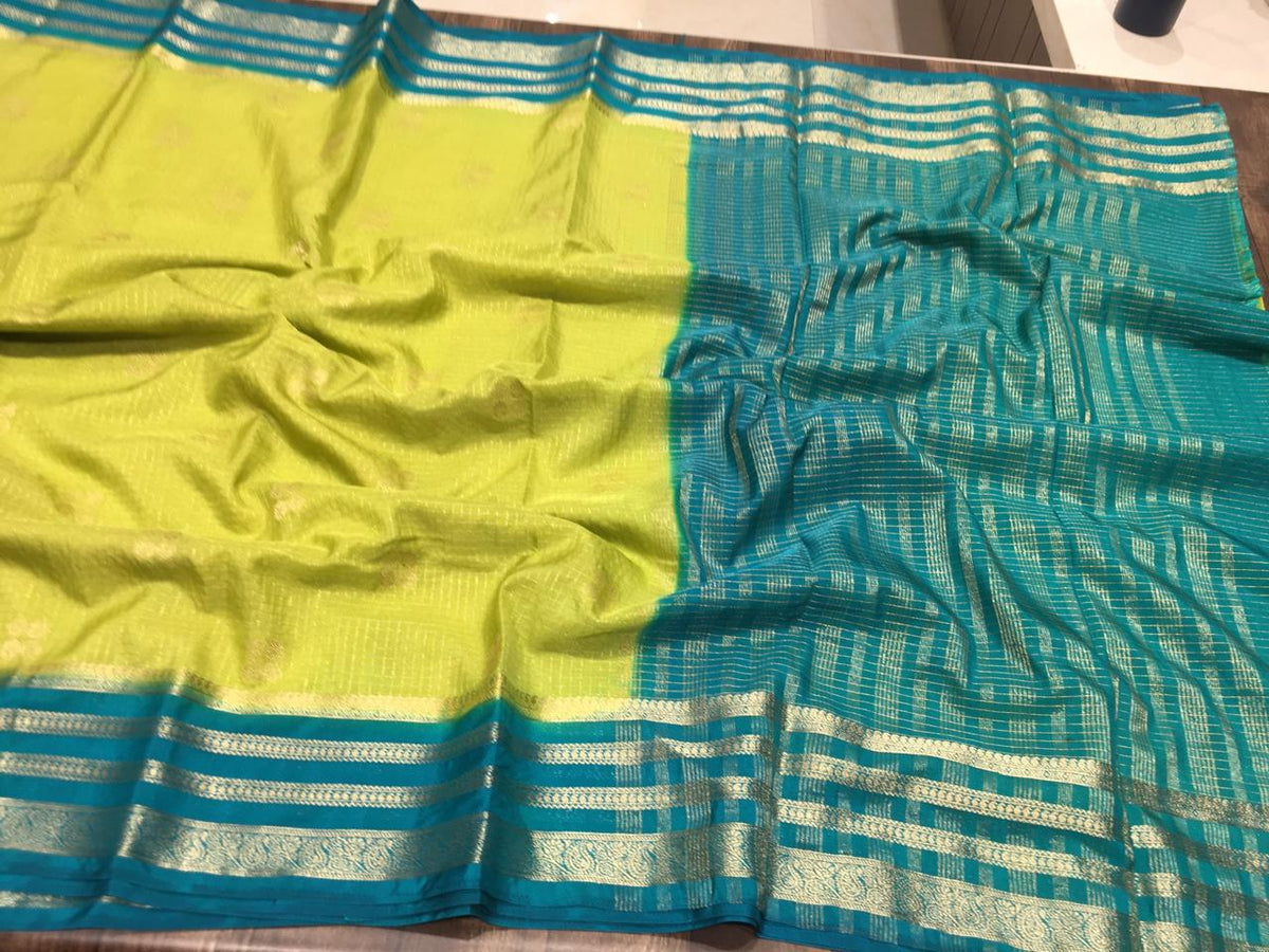 Semi Mysore Crape Silk