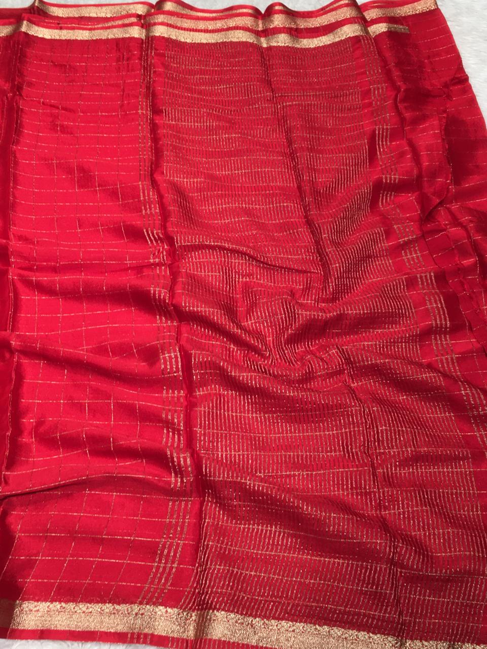 Wrinkle Chiffon Saree