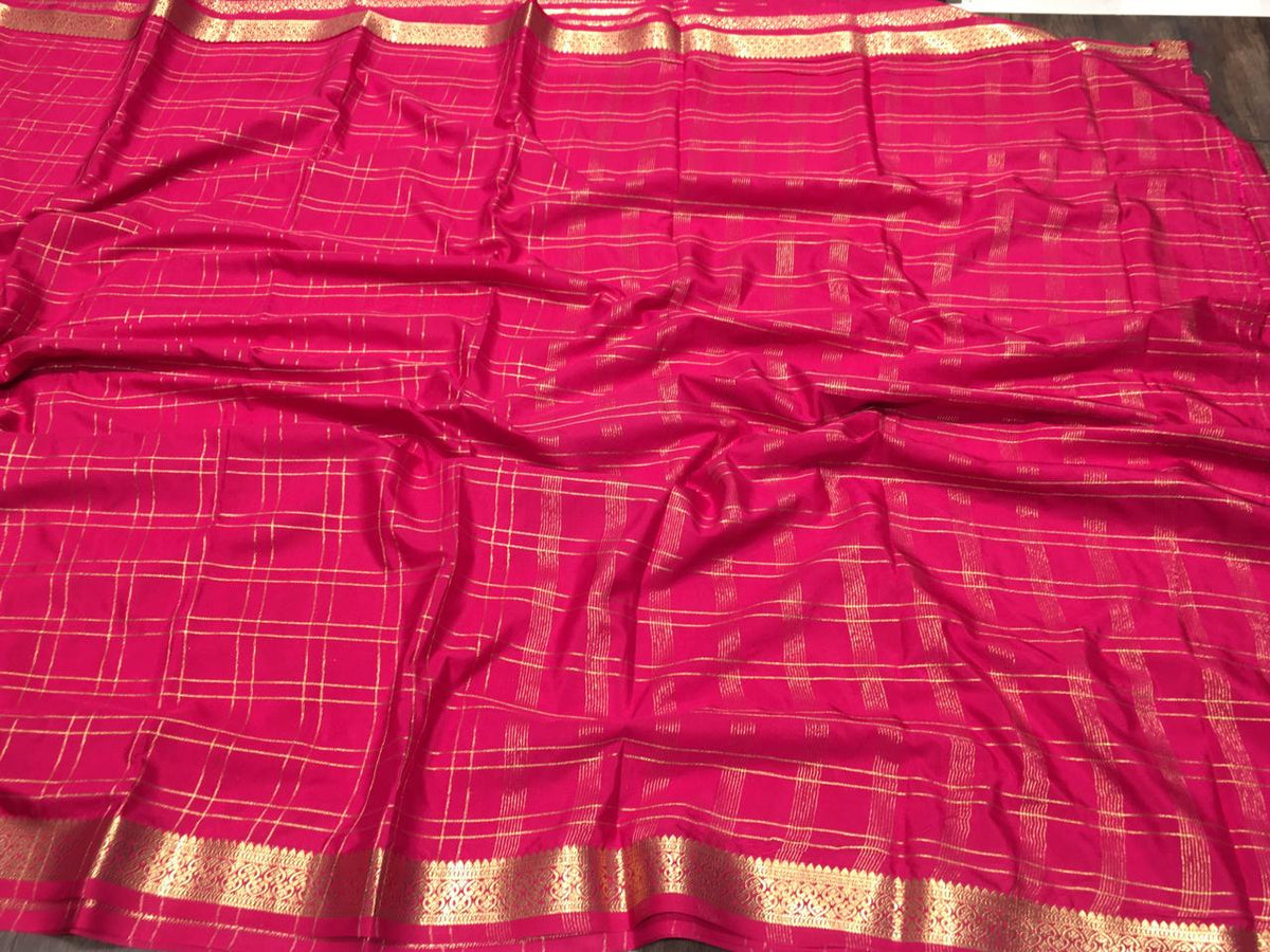 Semi Mysore Crape Silk